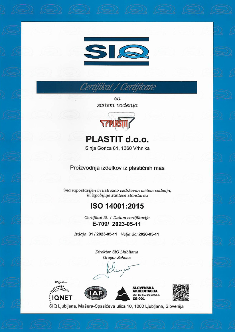 Certifikat Plastit