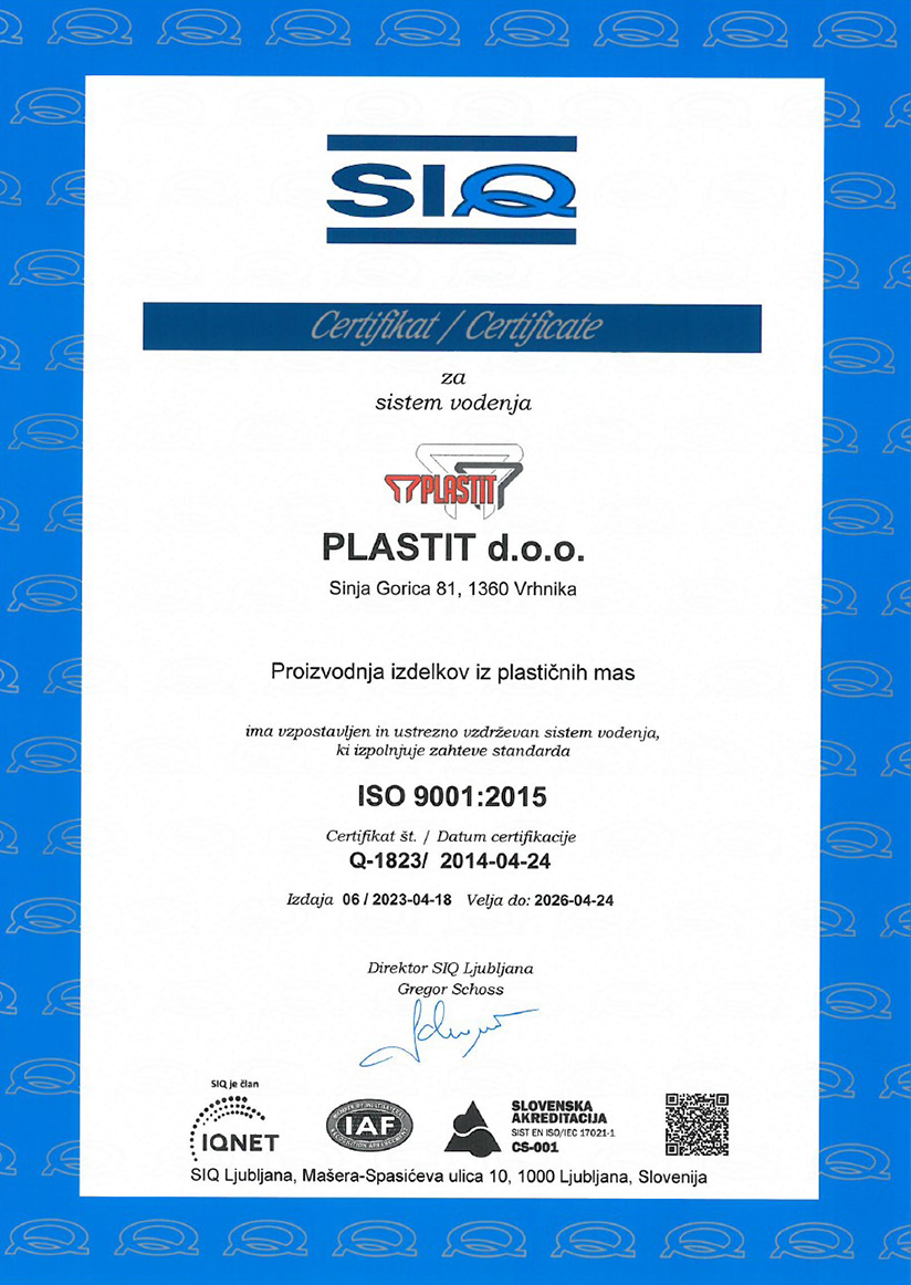 Certificate Plastit
